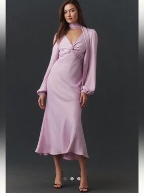 slim fit dress slacks Marine Layer Women's Lexi Long Sleeve Rib Fit & Flare Maxi Dress - Black
